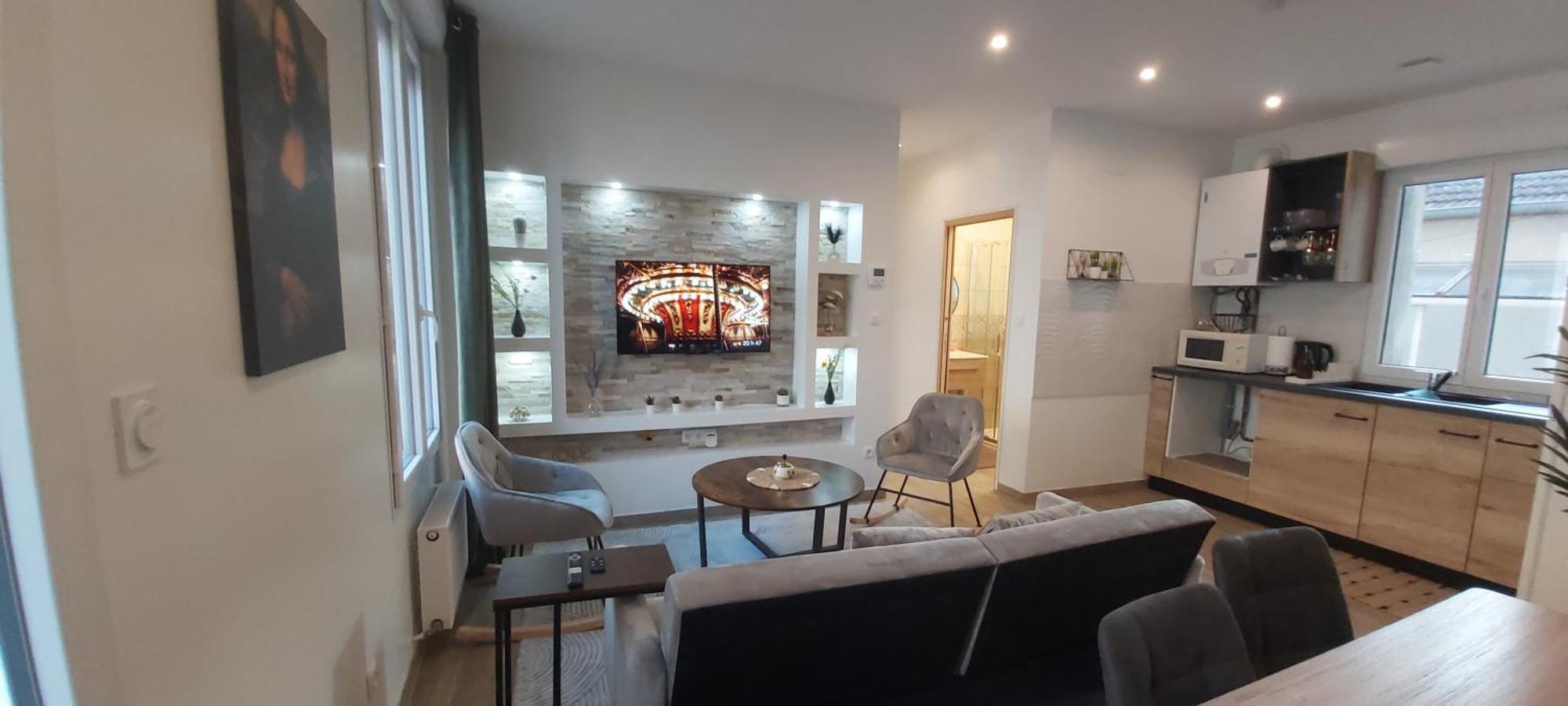 Les Suite Appartement A Chalon Sur Saone Szoba fotó